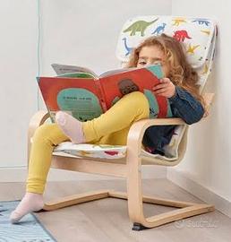 Ikea Poäng, poltroncina per bambini betulla sedia