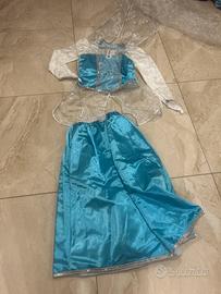 Vestito carnevale regina dei ghiacci