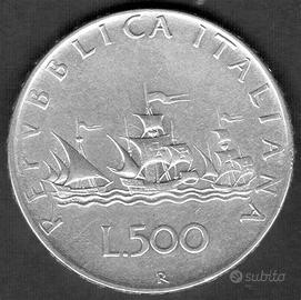 500 lire caravelle argento