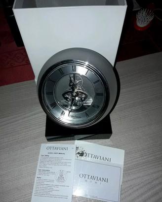 Orologio da tavolo in cristallo Ottaviani