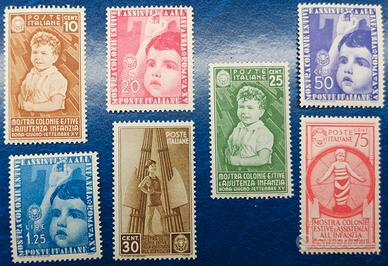 REGNO 1937 Mostra colonie estive assistenza infanz