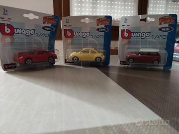 Macchinine da collezione Burago nuove 3 pezzi