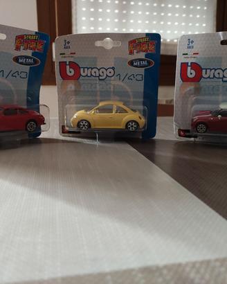 Macchinine da collezione Burago nuove 3 pezzi