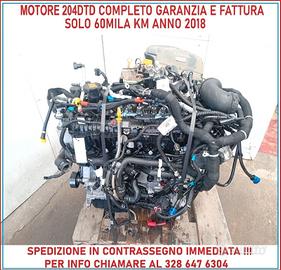 MOTORE 204DTD 34 MILA KM CON GARANZIA E FATTURA F 