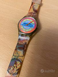 Orologio Swatch vintage Gent Postcard 1993