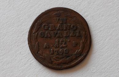 UN GRANO 1790 REGNO DI NAPOLI – FERDINAND IV