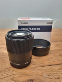 Sigma 30mm F1.4 DC DN per Sony E Mount