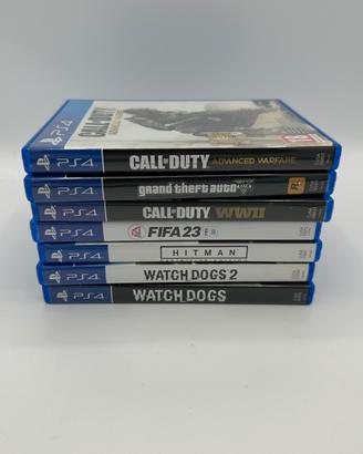 Lotto 7 Giochi Sony PlayStation 4 Ps4