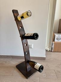 Portabottiglie artigianale botte rovere