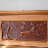 Quadro bassorilievo in legno (di Dante Miglianti)