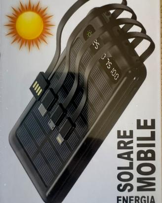 PowerBank a ricarica energia solare