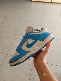 dunk low twist azzurre 