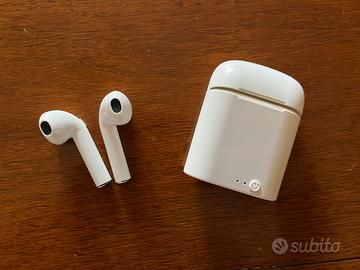 Cuffie Bluetooth Tws I7s con custodia di ricarica