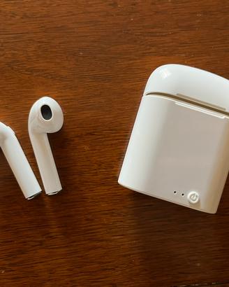 Cuffie Bluetooth Tws I7s con custodia di ricarica