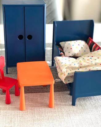 Set mobili casa bambole IKEA (letto + accessori)