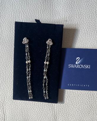 orecchini swarovski pendenti con punto luce