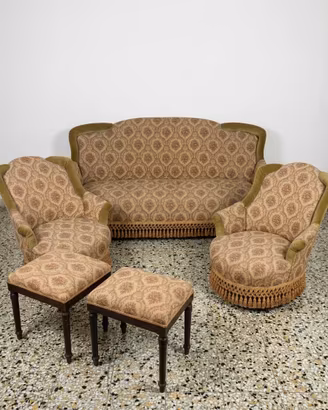 Divano, Poltrone e Sgabelli Vintage Anni '70