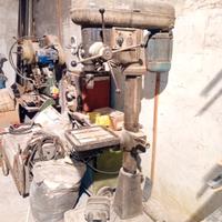 trapano a colonna, cesoia combinata omis