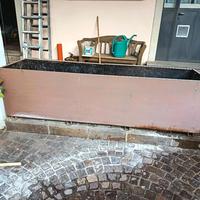 fioriera in ferro da esterno 