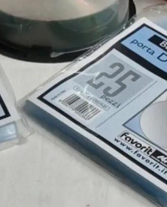 50 buste patella per singoli CD protezione