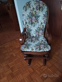 poltrona a dondolo glider 