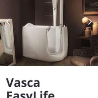 Vasca con seduta x anziani è disabili