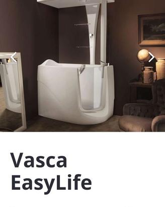 Vasca con seduta x anziani è disabili