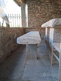 tavolo in pietra da giardino 