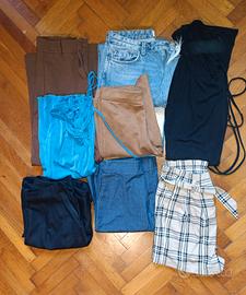 LOTTO PANTALONI DONNA TAGLIA S 8 PEZZI
