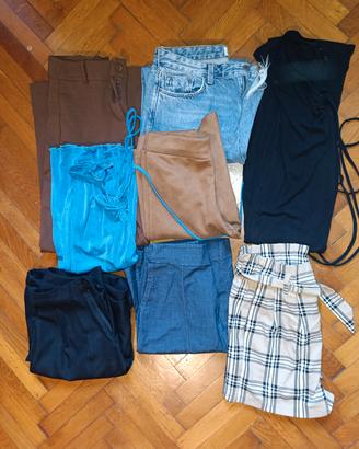 LOTTO PANTALONI DONNA TAGLIA S 8 PEZZI