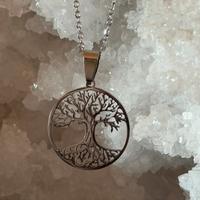 Ciondolo albero della vita acciaio inox