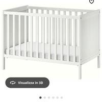 Lettino neonato ikea con materasso