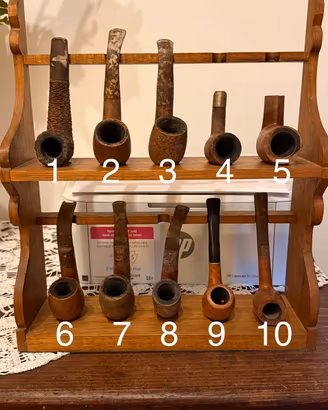 Lotto collezione 28 pipe anni ‘60