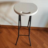 sgabello sedia Bar Pieghevole Perel  – h 80 cm