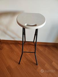 sgabello sedia Bar Pieghevole Perel  – h 80 cm