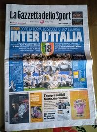 Gazzetta dello sport del 17 maggio 2010