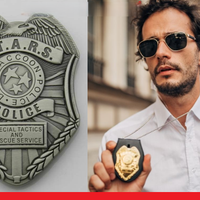 US POLICE BADGE POLIZIA DISTINTIVO SPECIAL AGENT S