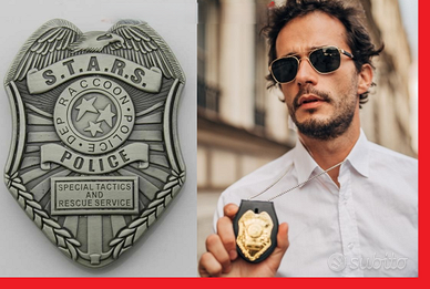 US POLICE BADGE POLIZIA DISTINTIVO SPECIAL AGENT S