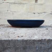 Vaso ovale gres smaltato per bonsai GS07O