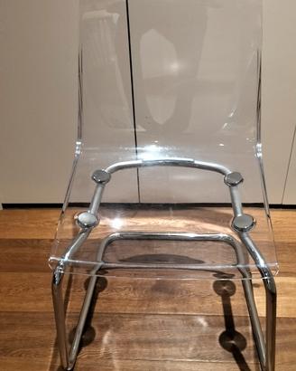 sedie plastica trasparente 
