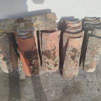 Tegole Coppo canale siciliano antico lung. cm 57