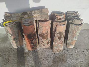 Tegole Coppo canale siciliano antico lung. cm 57