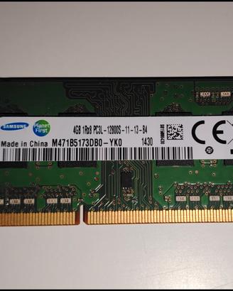 Ram 4gb ddr3 Samsung