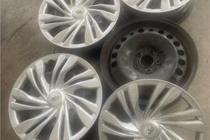 4 CERCHI FERRO DA 17 USATI INFINITY FX 5941569