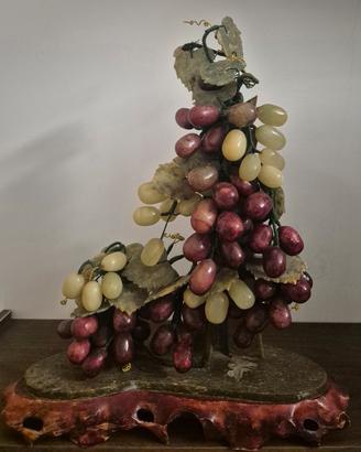 Centrotavola  vintage uva di Giada