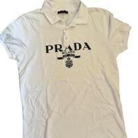 Polo bianca Prada