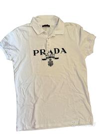 Polo bianca Prada
