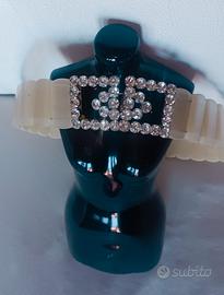 Rara cintura madreperla e swaroski