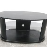 Tavolino porta TV con ruote + n.1 ripiano in vetro