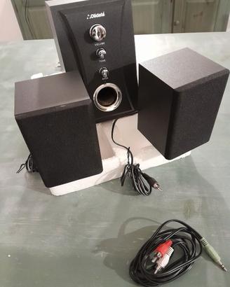 Casse con subwoofer per TV, computer, etc.